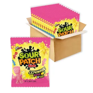 SOUR PATCH KIDS Lemonade Fest Soft & Chewy Candy, Bulk Candy, 12-3.61 oz Bags