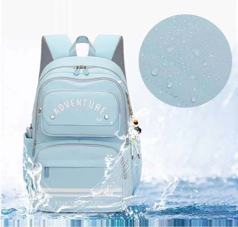 Spacious Adventure School Bag - Durable, Lightweight & Waterproof Backpack