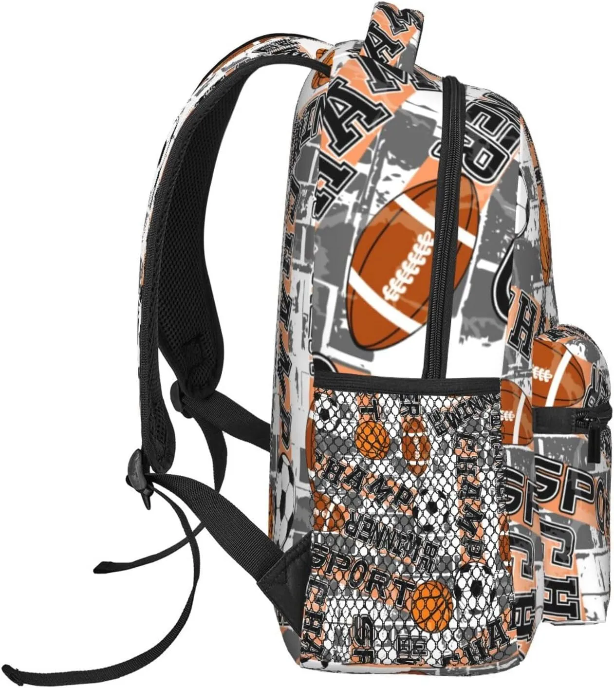 Sport Balls Football Champ Be Winner Backpacks 15 Inch Laptop Backpack Multipurpose Double Shoulder Bag For Men Women Gifts