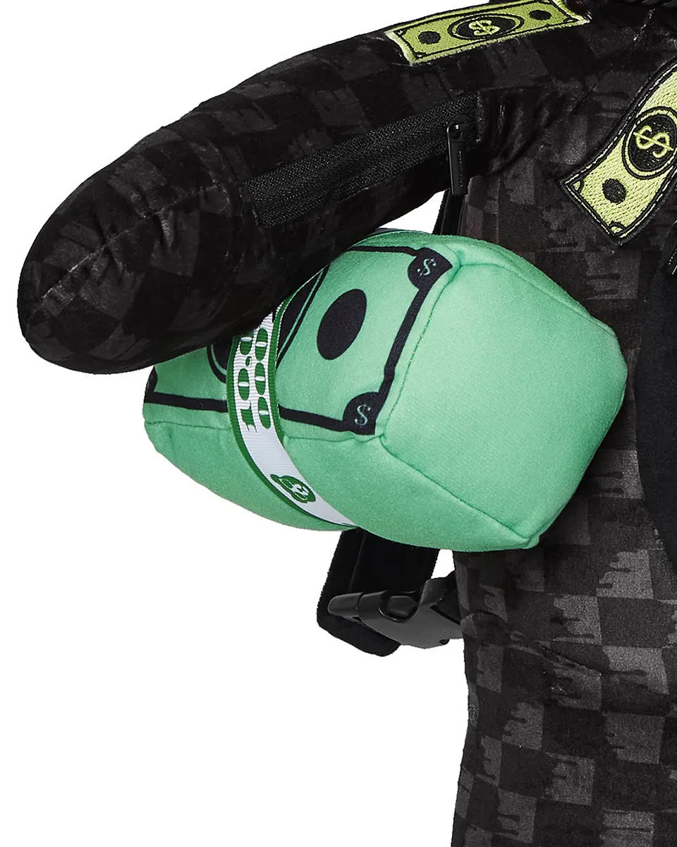 Sprayground Slime Takeover Teddy Bear In Black Pink
