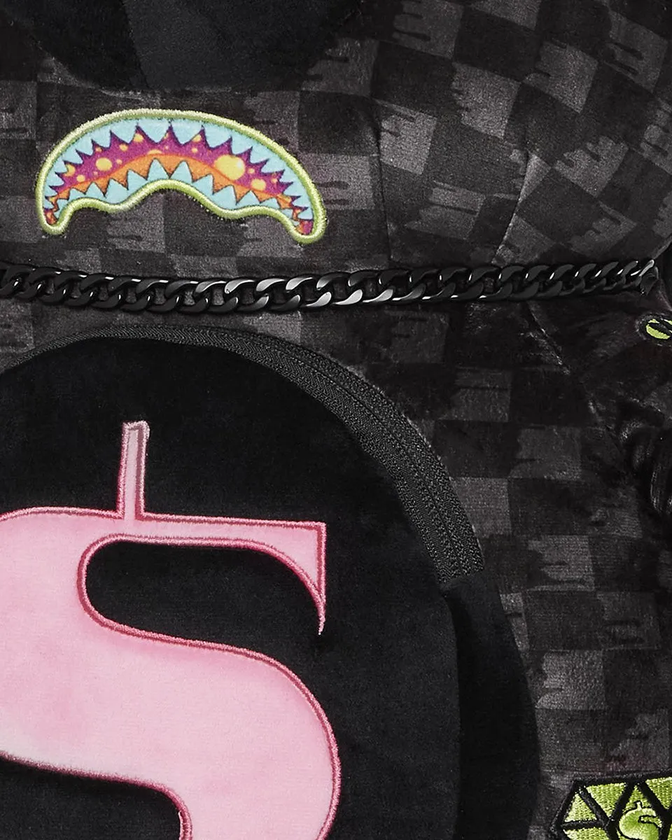 Sprayground Slime Takeover Teddy Bear In Black Pink