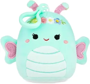 Squishmallows Reina The Butterfly 3.5 inch Clip, Easter Squad