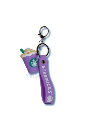 Starbucks Purple Keychain
