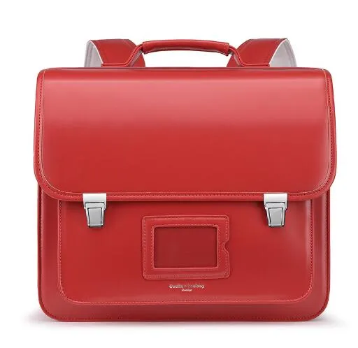 Steel Buckle Leather Japanese Backpacks