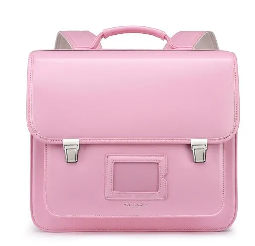 Steel Buckle Leather Japanese Backpacks