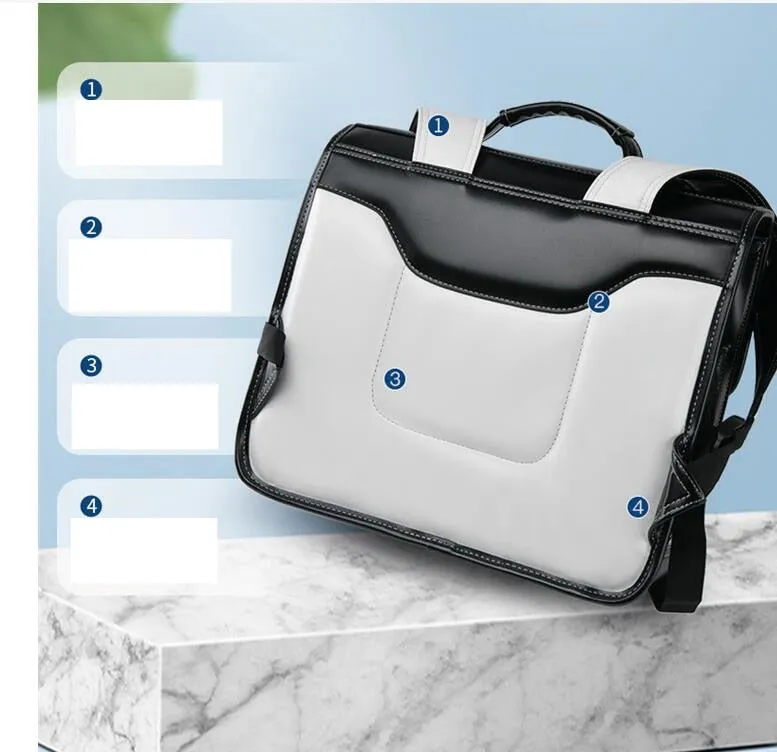 Steel Buckle Leather Japanese Backpacks