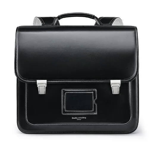 Steel Buckle Leather Japanese Backpacks