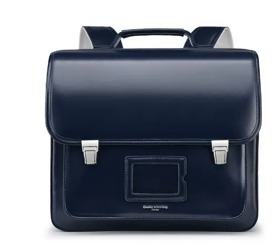 Steel Buckle Leather Japanese Backpacks