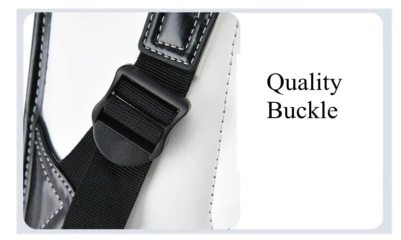 Steel Buckle Leather Japanese Backpacks