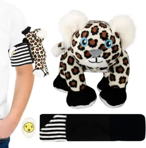 Stuffed Animal, Plush Toys, Leopard & Koala Plush Hybrid, Attaches to Armband, Safer Alternative to Animal Slap Bracelet, (Flash)