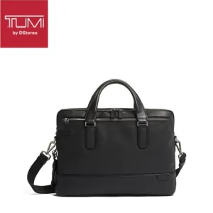 T U M I Harrison Sycamore Slim Brief Leather - Black