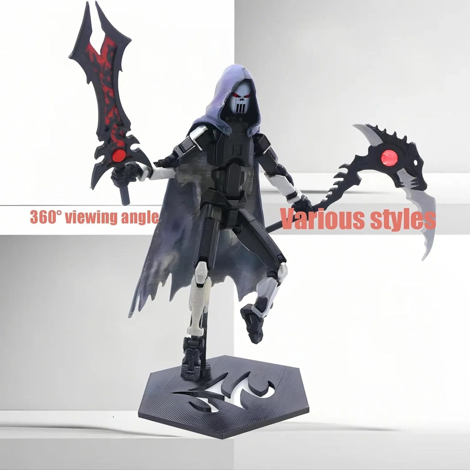 T13 Dummy 13 & Titan 13 Action Figures – 3D Printed, Multi-Jointed, Collectible Display Figures