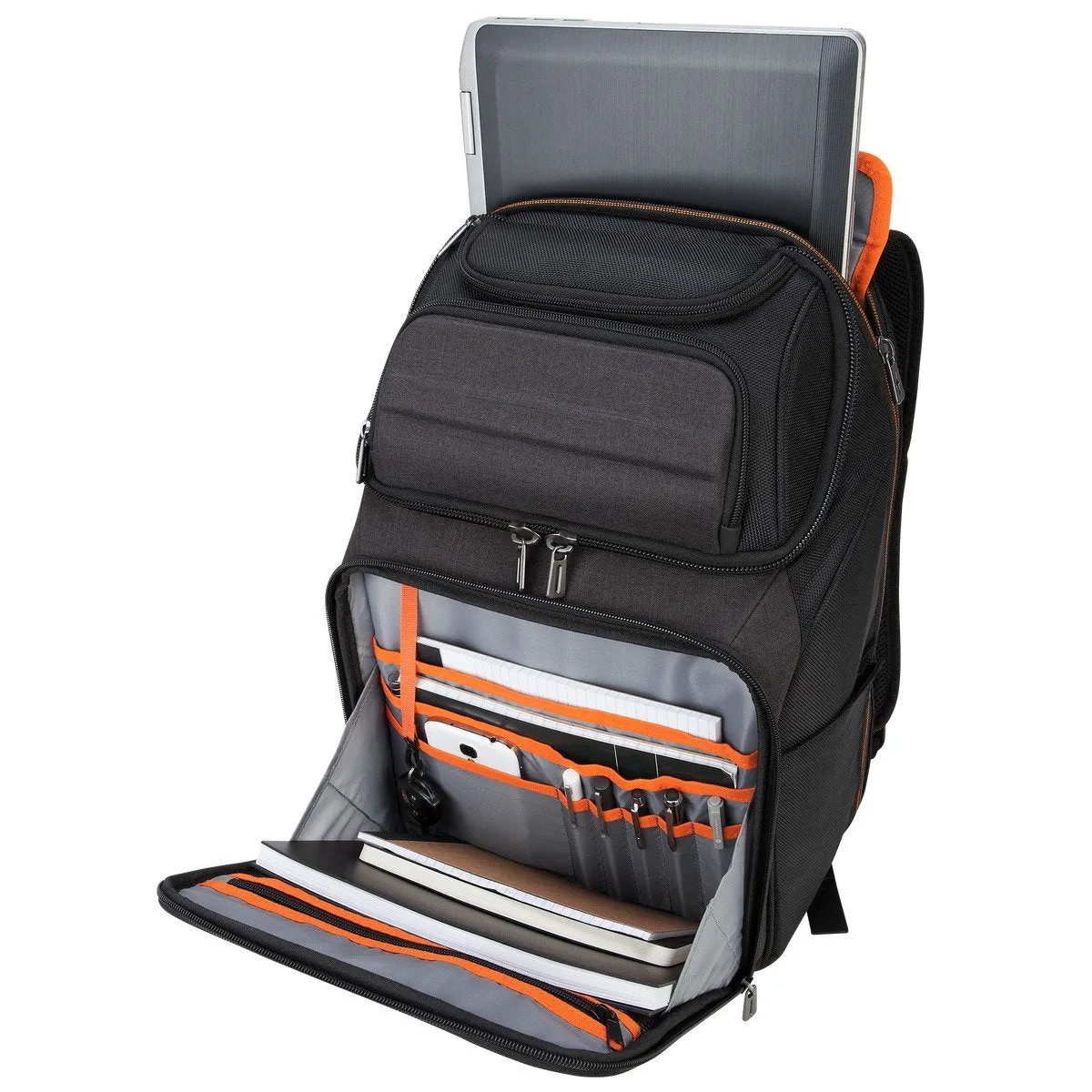 Targus Citysmart Eva Pro Checkpoint-Friendly Backpack for 15.6" Laptop, Black (TSB895)