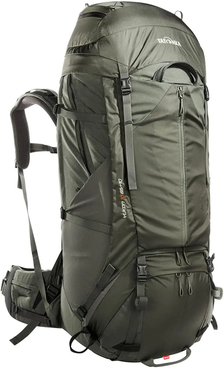 Tatonka Trekking Backpack, Stone Grey Olive, 86 x 38 x 24 cm