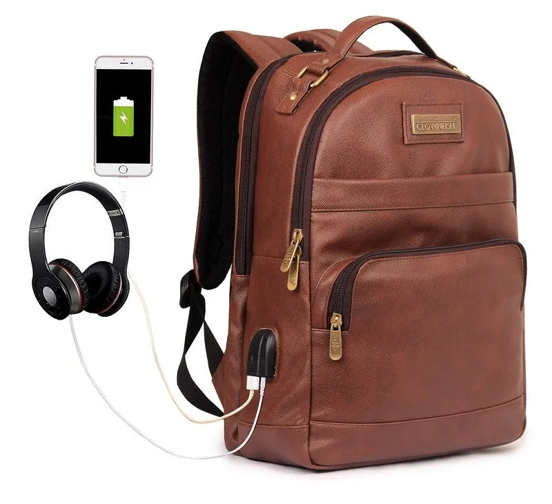 THE CLOWNFISH Maverick Backpack 40 liters |15.6 inch Laptop backpack | Travel Bag (Black)