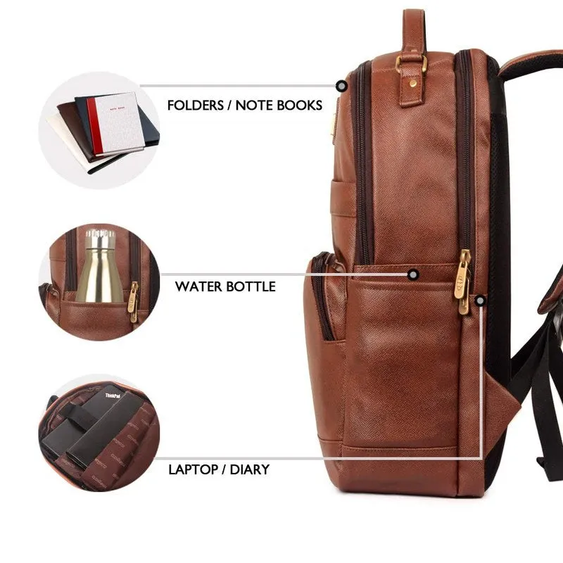 THE CLOWNFISH Maverick Backpack 40 liters |15.6 inch Laptop backpack | Travel Bag (Black)