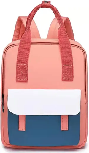 Toddler Backpack with Buckles Lightweight kindergarten backpack Learning Activity carryToys Ideal Gift-(015/Pink)