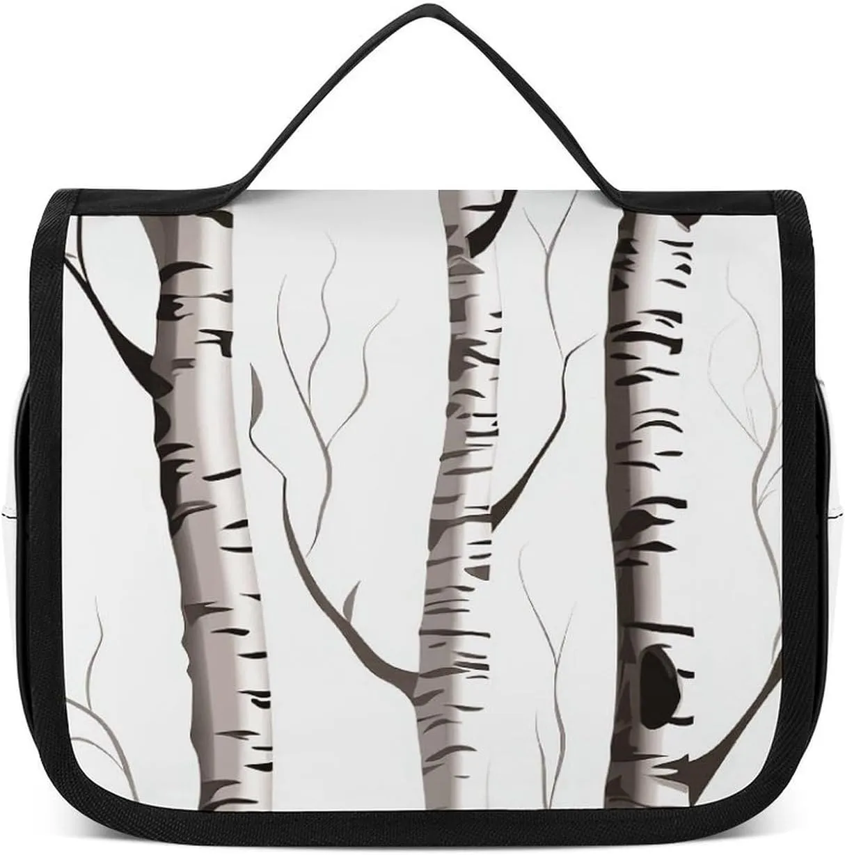 Toiletry Bag for Women Travel Toiletry Bag Birch Tree Cosmetic Organizer Bag Hanging Makeup Bag