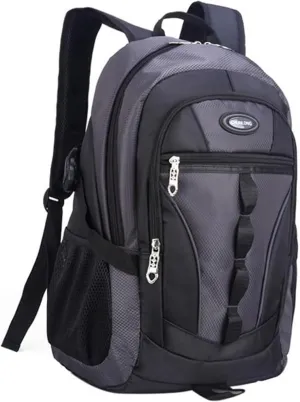 Travel Backpack Anti Theft Rucksack Nylon Waterproof Sports Backpack Mountaineering Backpack Ergonomic Backpack Hiking (Gray,18.×13×8inch)