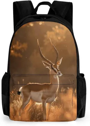 Travel Backpack for Men Women 15.6 Inch Laptop Backpack Standing on The Prairie Carry On Backpack Work Business Backpacks