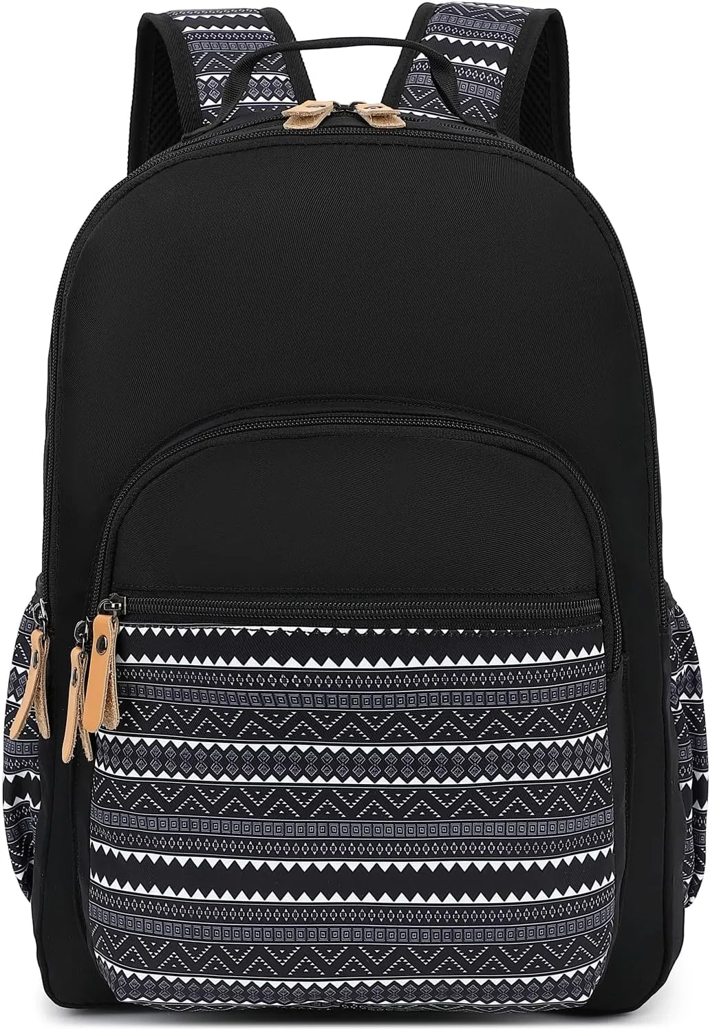 Travel Backpack for Women Laptop Backpack Water Resistant College Stylish Backpacks Dapack Shoulder Carry On Bag Geometry Black