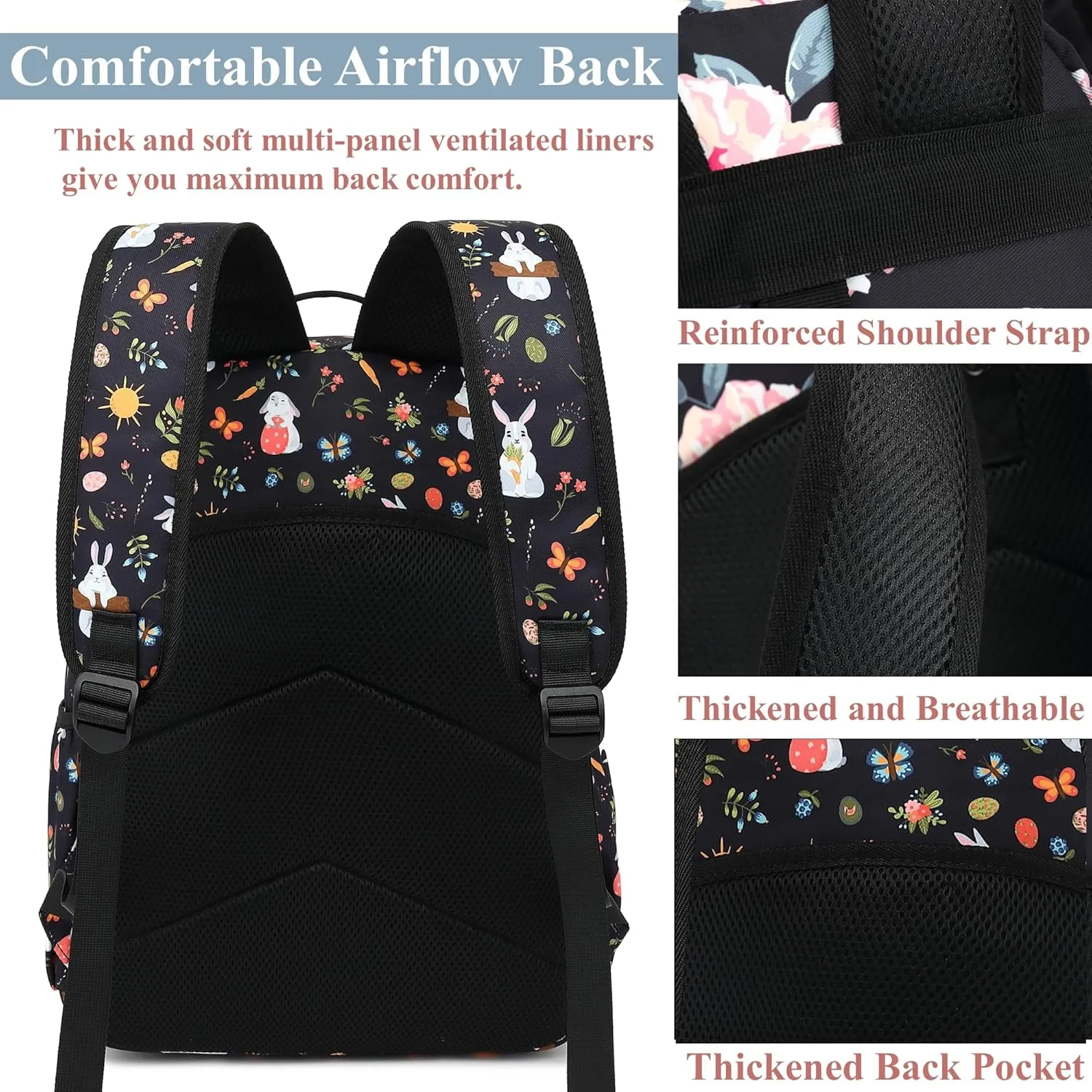 Travel Backpack for Women Laptop Backpack Water Resistant College Stylish Backpacks Dapack Shoulder Carry On Bag Geometry Black