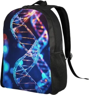 Travel Laptop Backpack Genetic Helix Carry On Backpack Casual Daypack Waterproof Business Work Bag