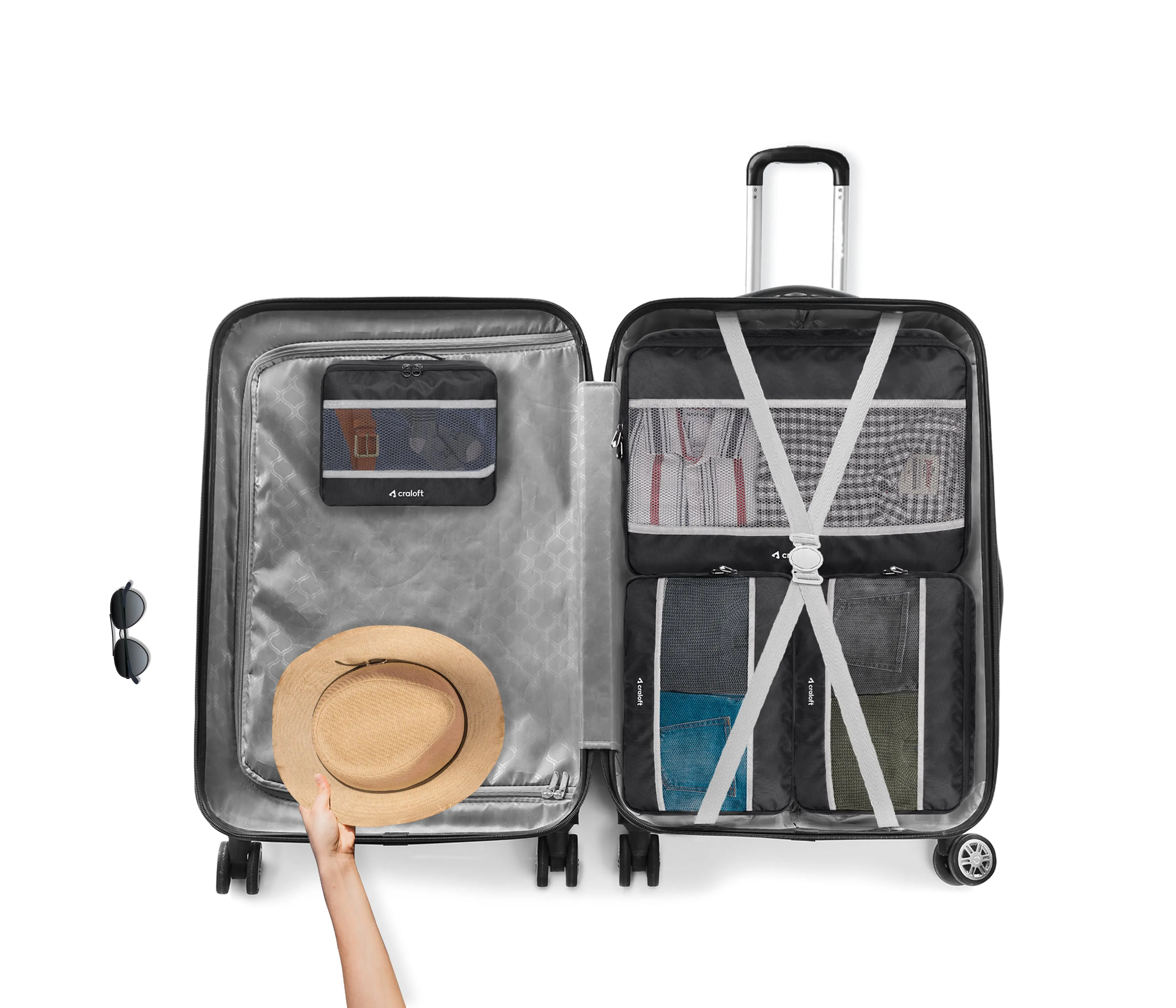 TravelFlexi Packing Cubes Travel Organizer (4 pcs)