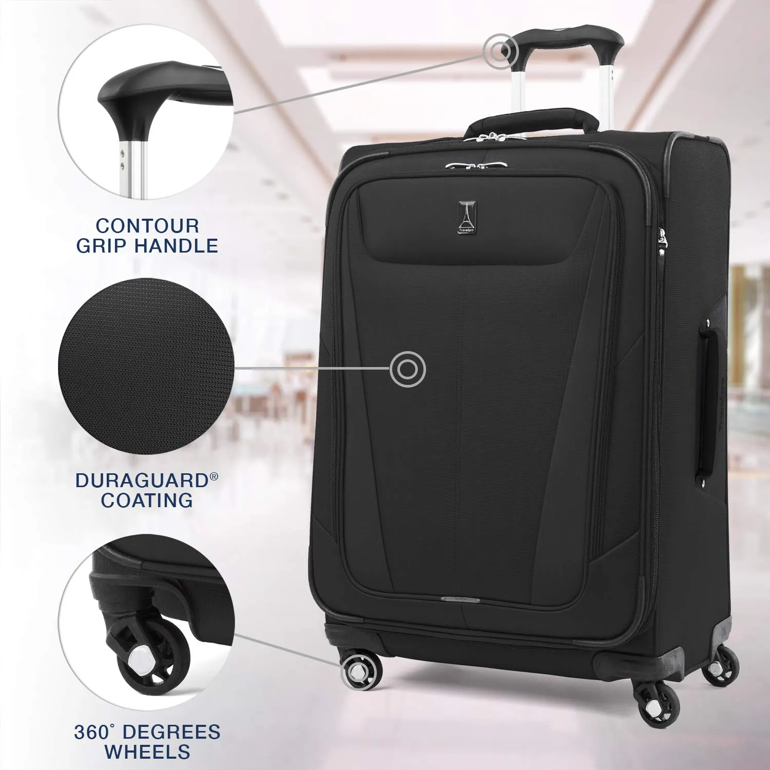 Travelpro Maxlite 5 Checked-Large 29-Inch 4-Wheel Softside Luggage