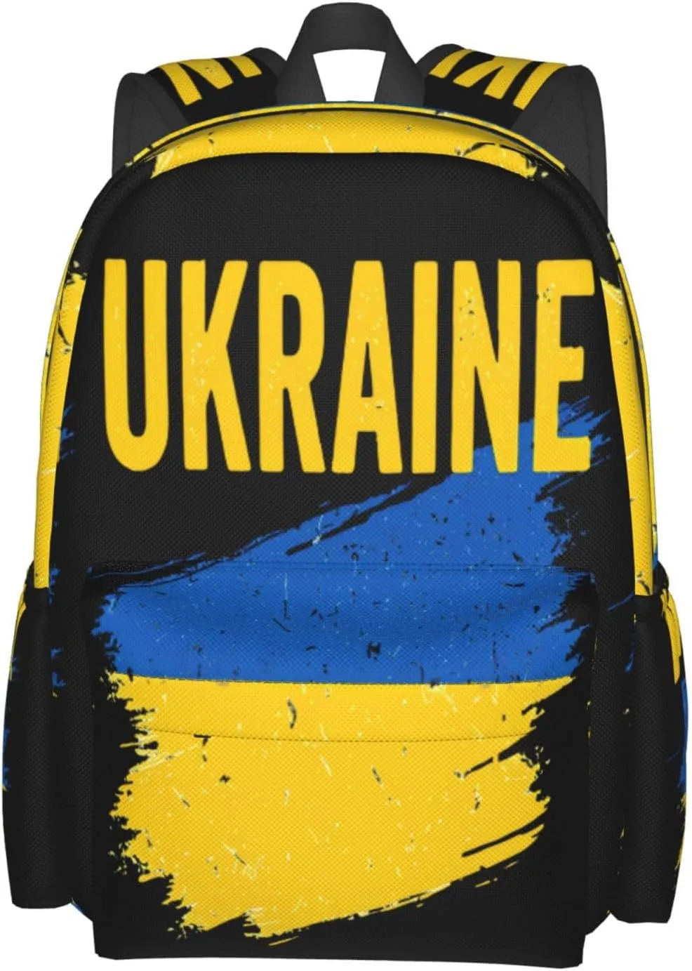 Ukraine Ukrainian Flag Laptop Backpack Work Travel Backpacks Business Rucksack Casual Outdoor Daypack with Adjustable Strap Bags for Sports Office Gym Hiking
