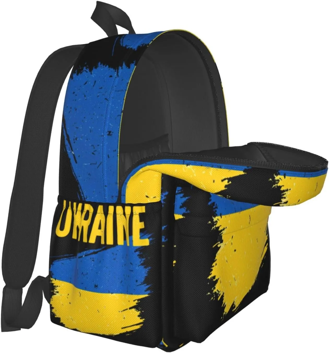 Ukraine Ukrainian Flag Laptop Backpack Work Travel Backpacks Business Rucksack Casual Outdoor Daypack with Adjustable Strap Bags for Sports Office Gym Hiking