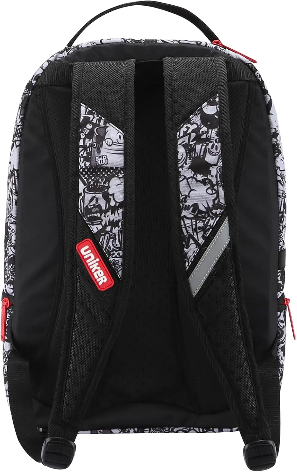 UNIKER Graffiti Backpack for School,Casual Daypack,Designer Laptop Backpack for 15.6 Inch Laptop