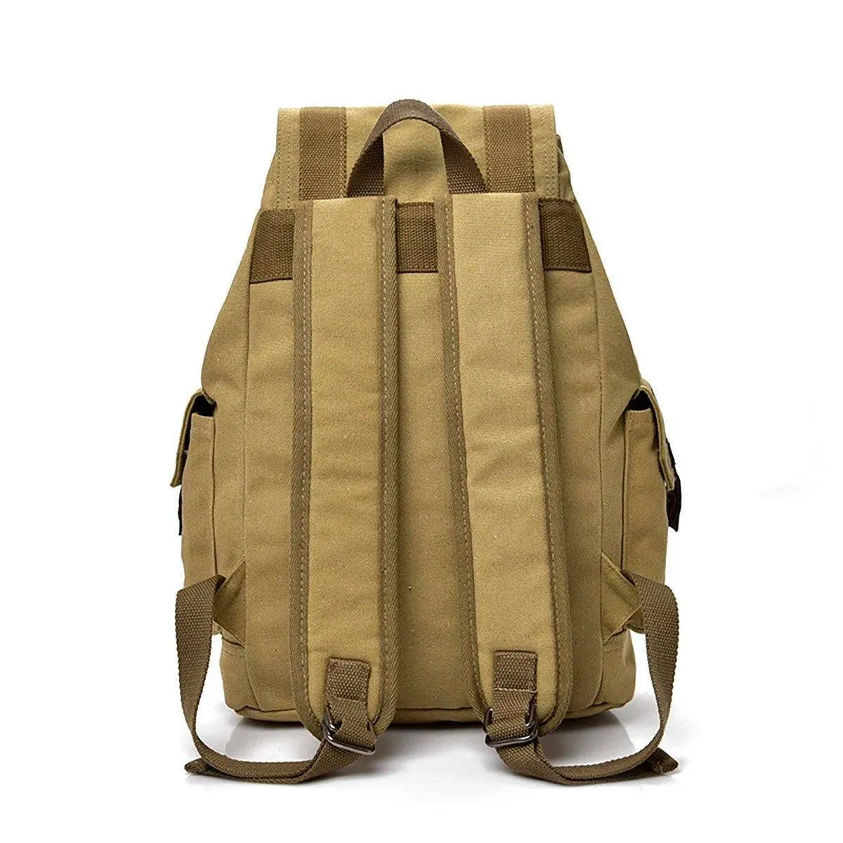 Unisex Retro Rucksack Large Capacity Travel Bag Leisure Backpack Schoolbag