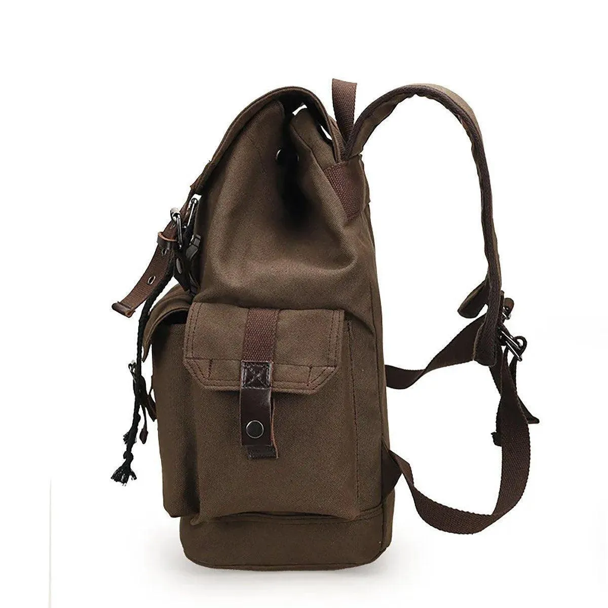 Unisex Retro Rucksack Large Capacity Travel Bag Leisure Backpack Schoolbag