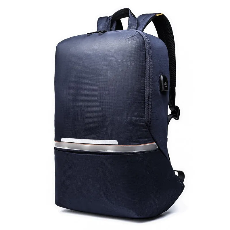 Unisex Stylish Anti-Theft Backpack with USB Charging Port