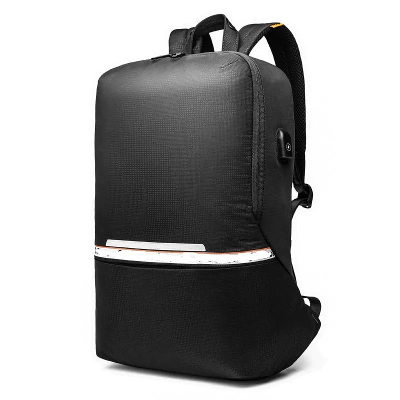Unisex Stylish Anti-Theft Backpack with USB Charging Port