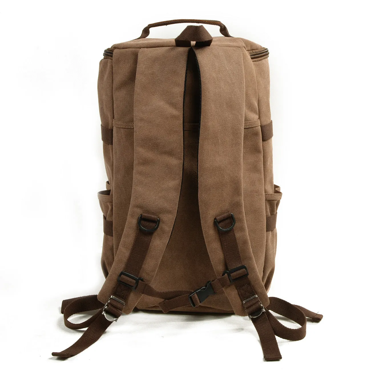 Unisex Vintage Canvas Backpack for Travel and Hiking