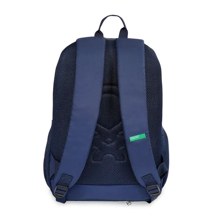 United Colors of Benetton Wilder Back to School Backpack Black Navy
