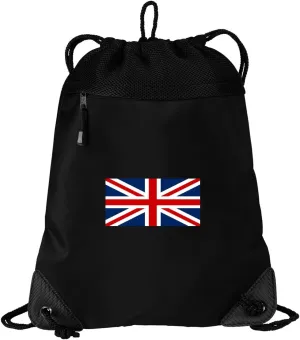 United Kingdom Drawstring Bag UK Flag Cinch Pack Backpack