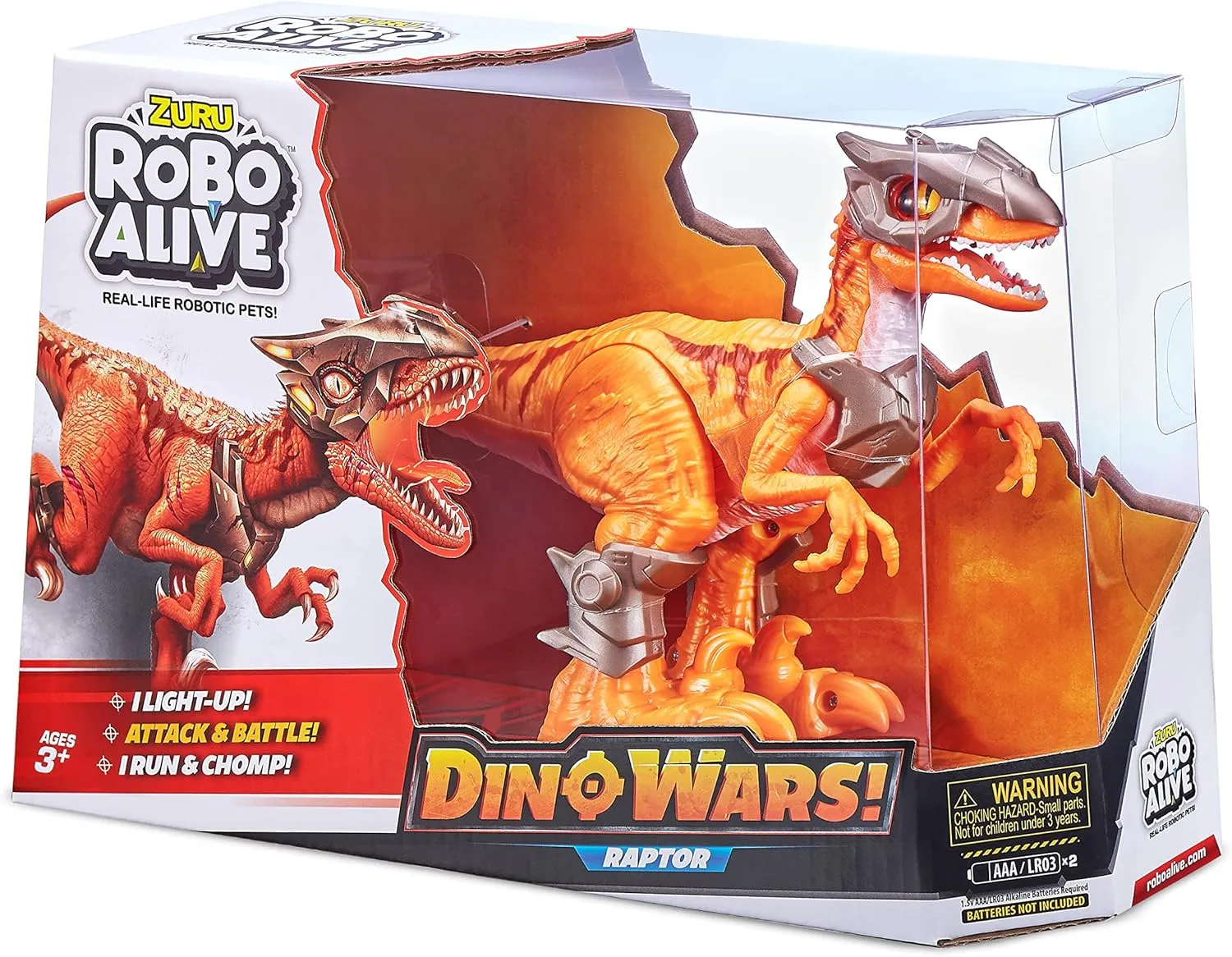 United Pacific Designs 7133: Zuru Robo Alive Dino Wars Raptor -Series 1