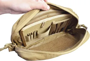 Universal Tactical Pouch and Insert Hook & Loop Panel Organizer Waist Pack Utility Tool Pouch Tactical EDC Bag for Tactical Vest Backpack