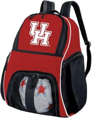 University of Houston Soccer Ball Backpack or UH Volleyball Bag for Practice Gear