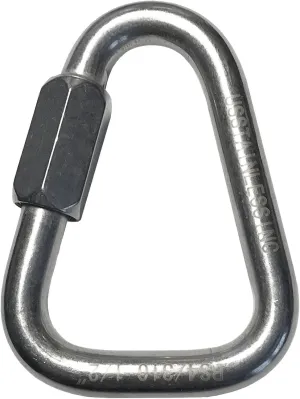US Stainless Stainless Steel 316 Delta Quick Link 1/2" (12mm) Marine Grade Triangle