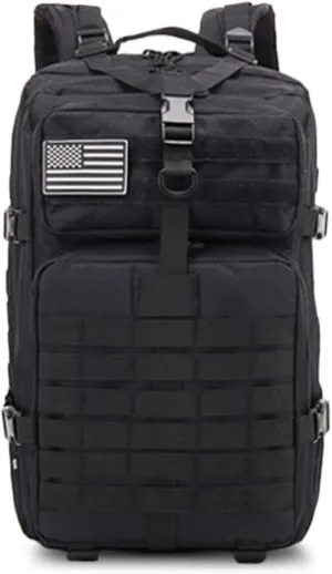 Utility Backpack 50L Hiking and Camping Travel Backpack Heavy Duty Backpack Outdoor Sports Backpack Men Women (Color : Black)