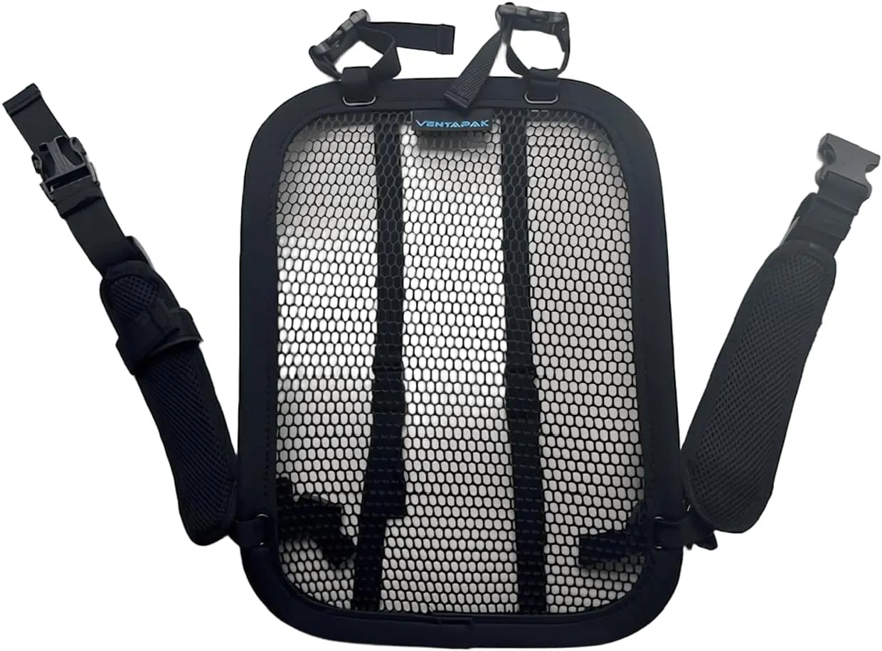 VentaPak Ventilation Backpack Spacer with Ergo Hip Belt - Frame for Hiking, Commuting & Biking Backpacks - for Improved Comfort Airflow Reduced Sweat