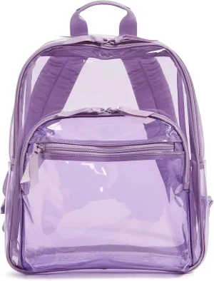 Vera Bradley Clear Large Backpack, Purple Rhapsody