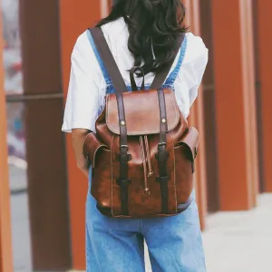 Verdant Charm - Vintage Backpack by The Nevermore