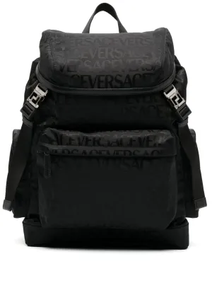Versace Backpack Neo Nylon Jacquard
