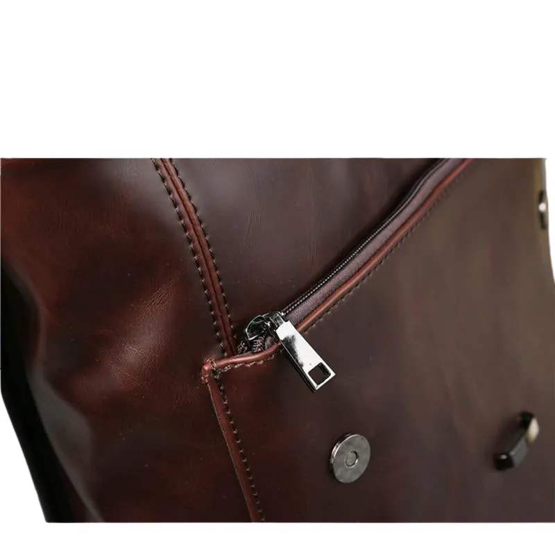 Vick Vintage Laptop Leather Backpacks Bag