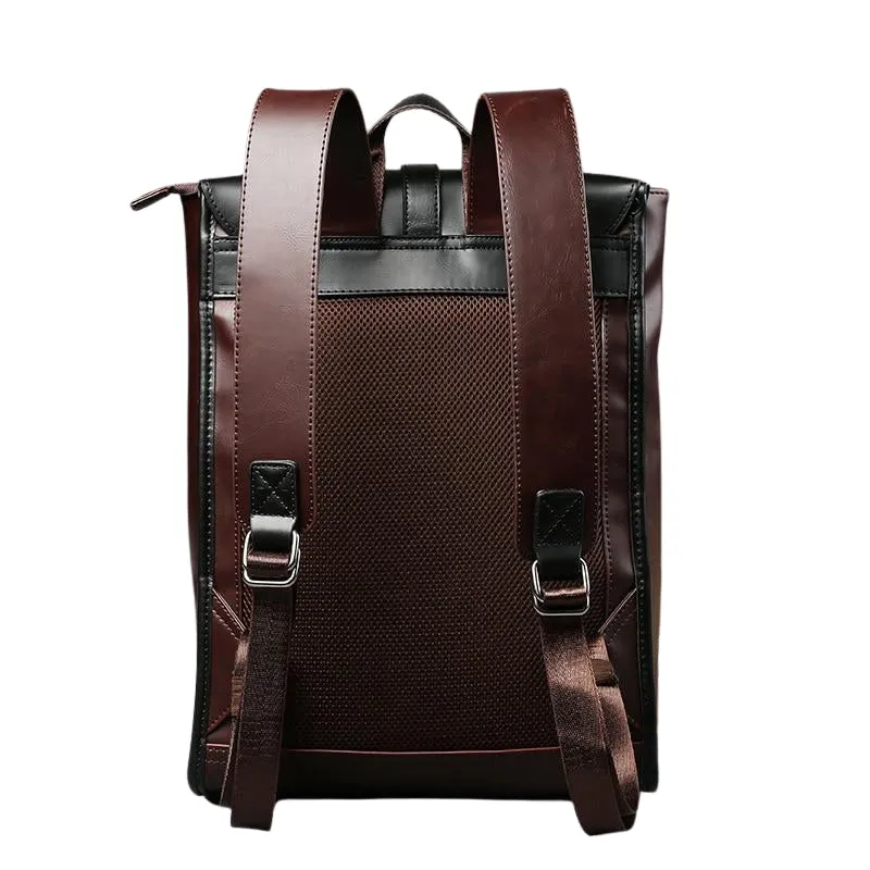 Vick Vintage Laptop Leather Backpacks Bag